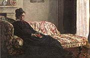 Madame Monet on the Sofa